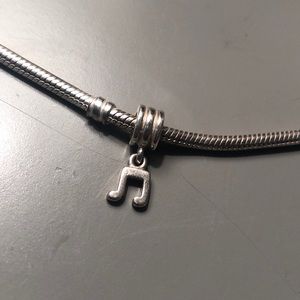 RETIRED Pandora music note charm